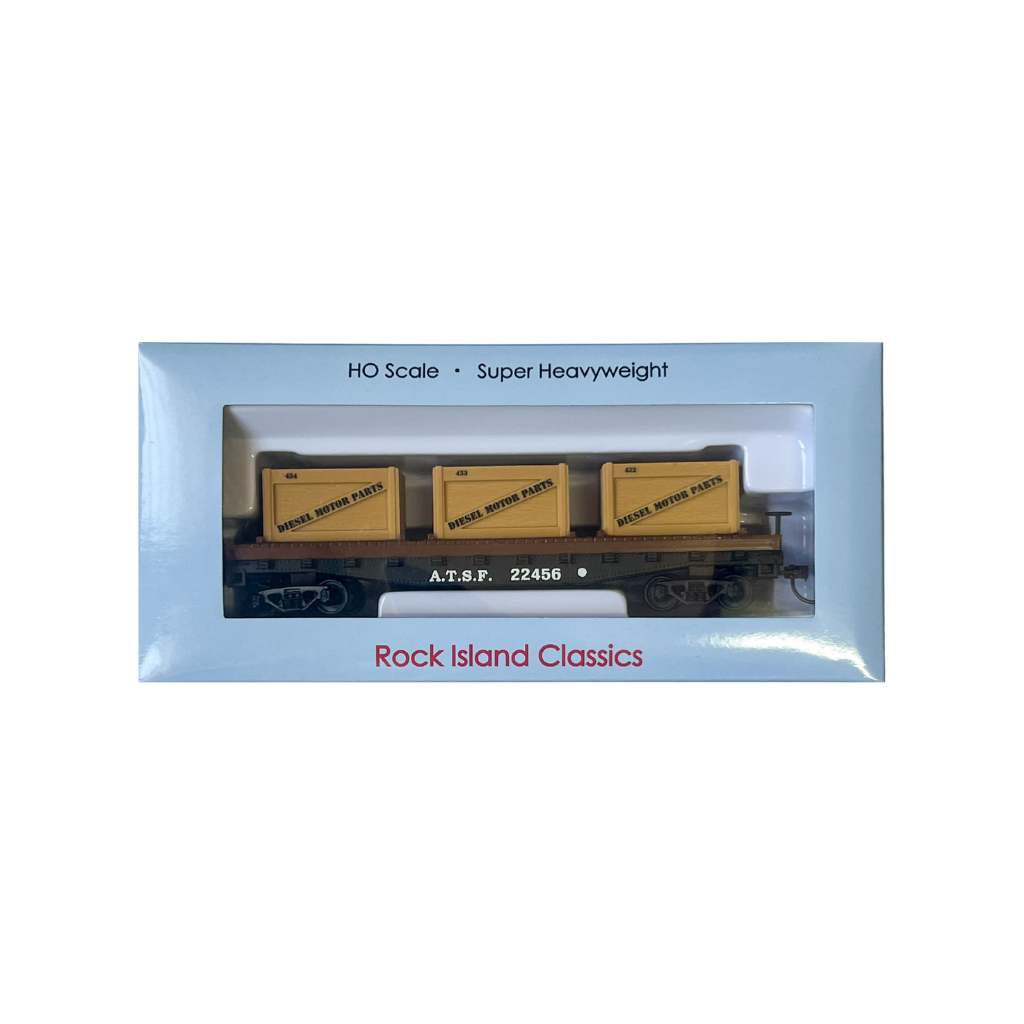 ATSF Flat Car with Crates