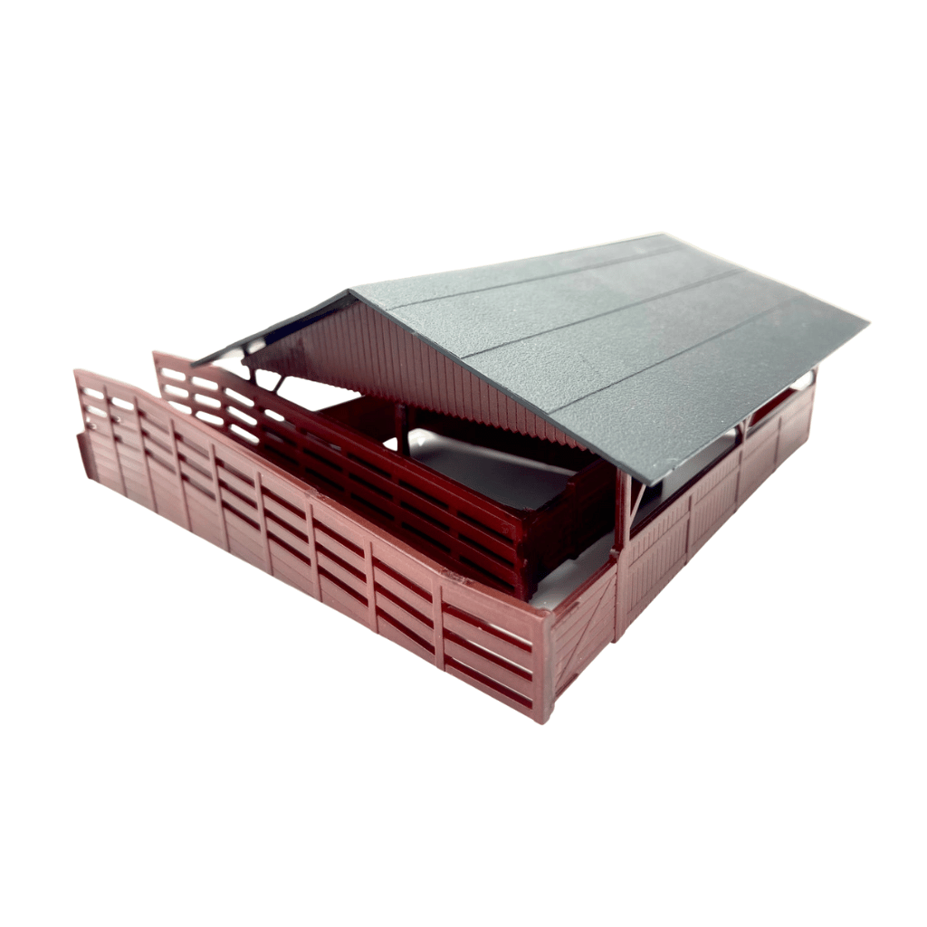 HO Scale Railside Animal Shed (Pre-Assembled)