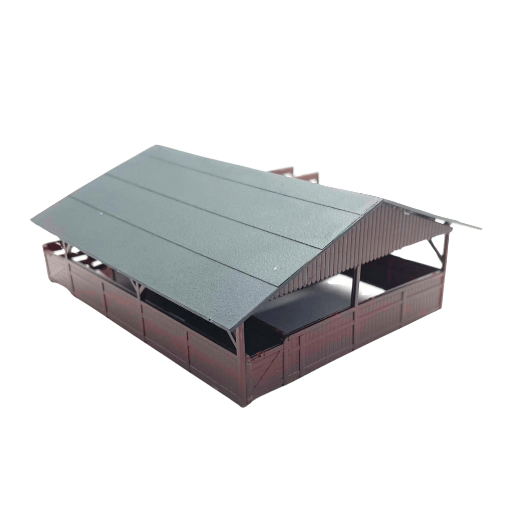 HO Scale Railside Animal Shed (Pre-Assembled)