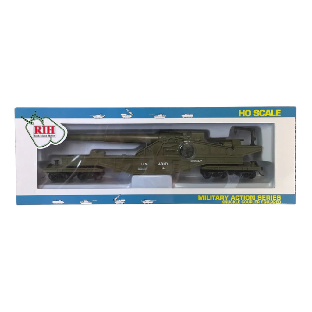 HO U.S. Army Big Gun Car
