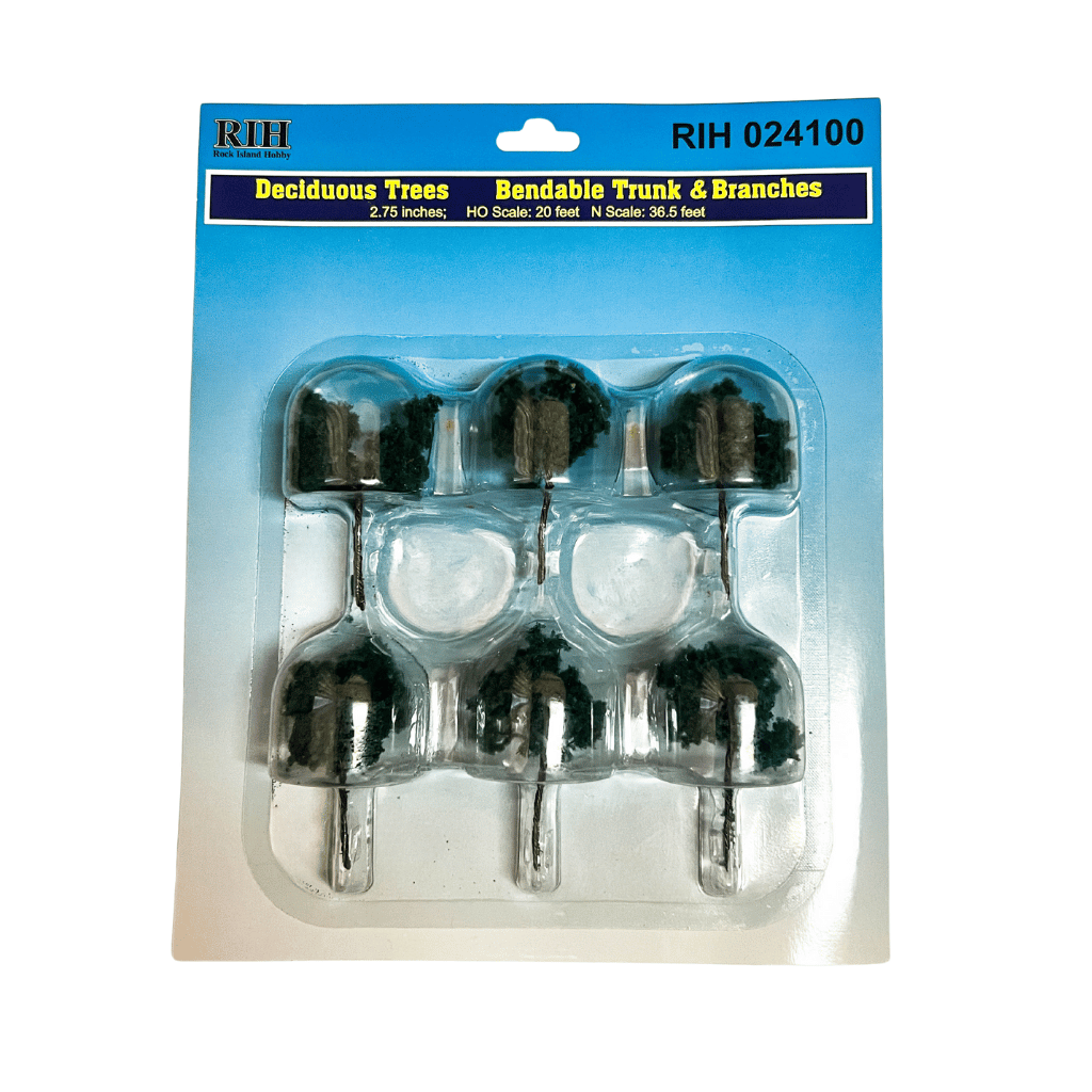 Deciduous Trees 2.75" 6 Pc.