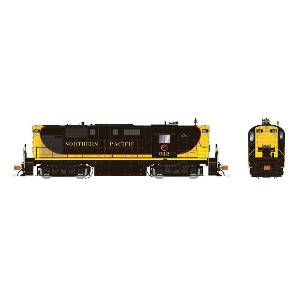 Rapido 31580 ALCO RS-11 NP - Northern Pacific #912 (As-Delivered, black, yellow) w/LokSound & DCC HO Scale