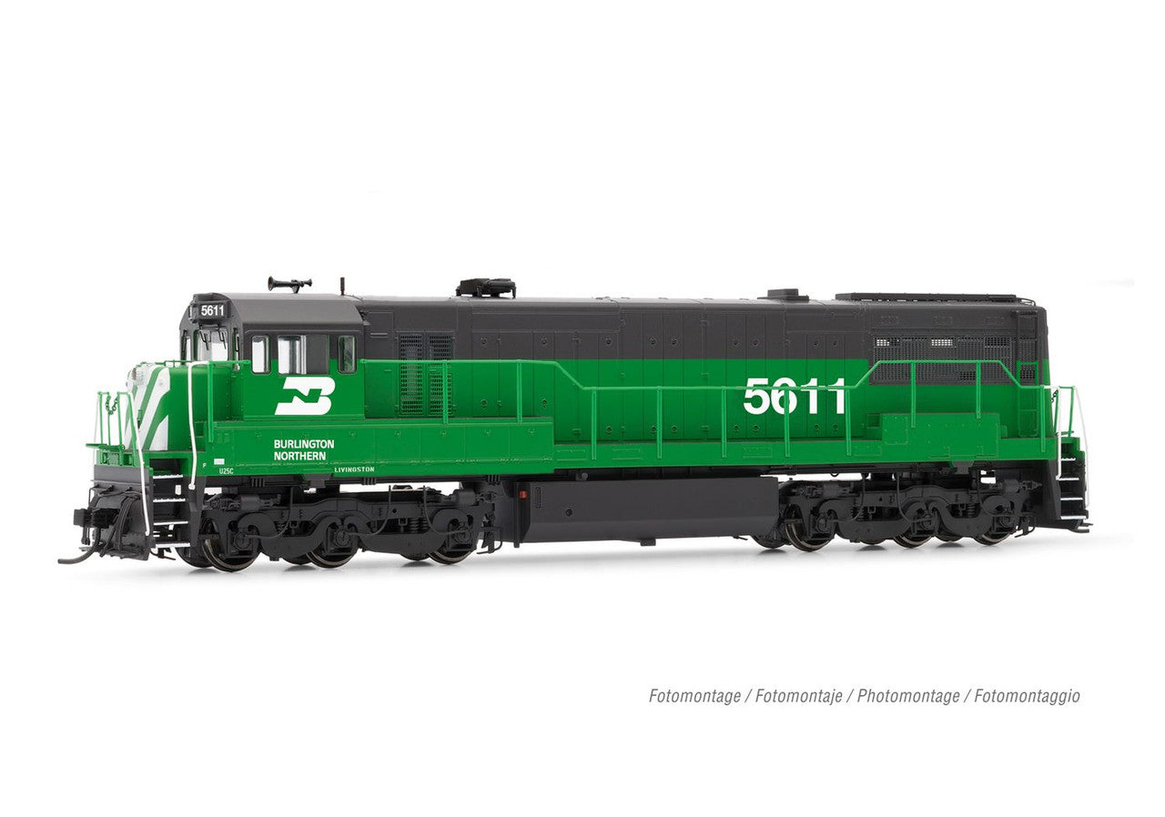 Rivarossi HR2887S HO Scale Burlington Northern GE U25c Phase II 5611 (DCC/Sound)