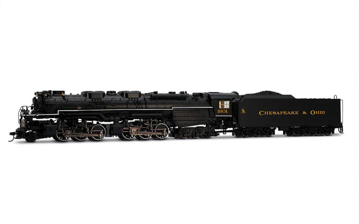 Rivarossi HO HR2950S Allegheny 2-6-6-6 Articulated Steam Locomotive, Chesapeake & Ohio #1601 (DCC & Sound Equipped)