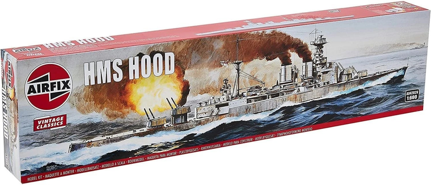 AIRFIX A04202V HMS Hood - Vintage Classics 1:600 Ships Model Kit