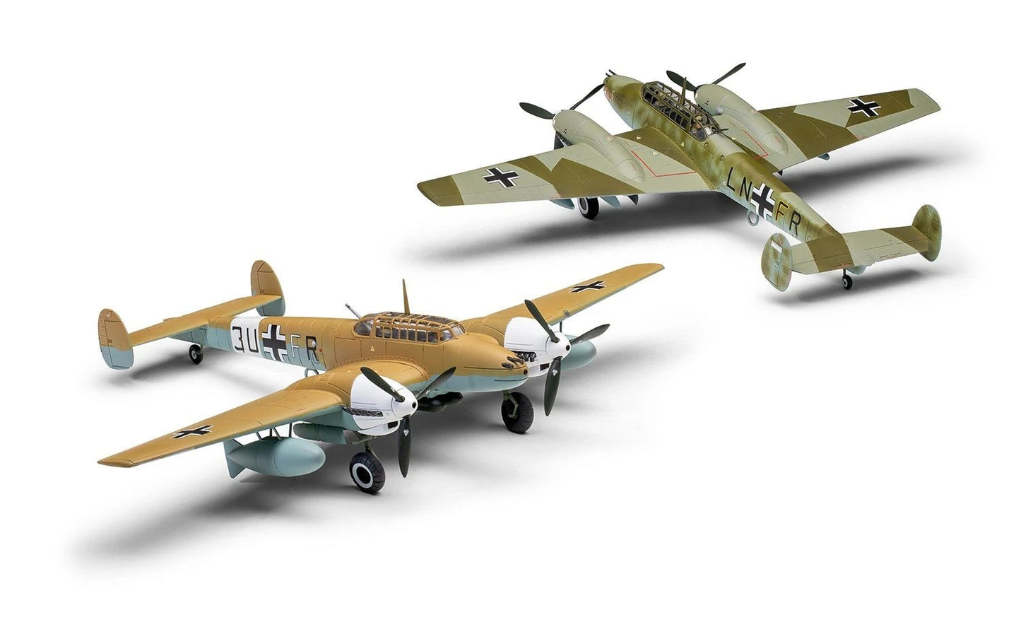 Airfix Messerschmitt Bf110E TROP 1:72 Scale Plastic Model Airplane Kit A03081A