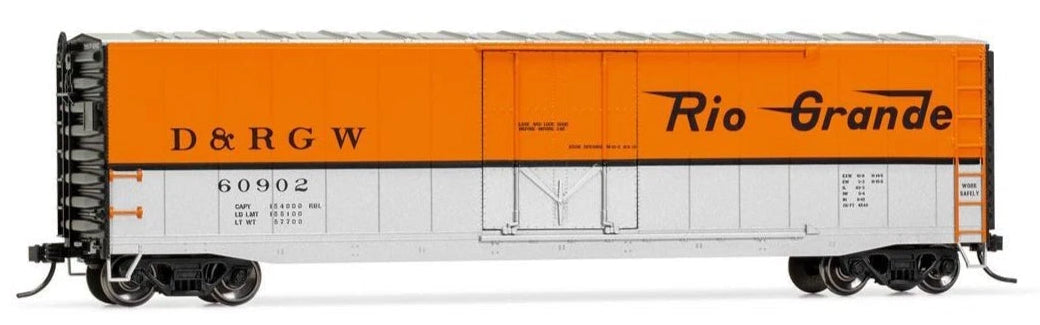 Rivarossi D & RGW Rio Grande Railroad Box Car Running #2 HO Train Car HR6583B