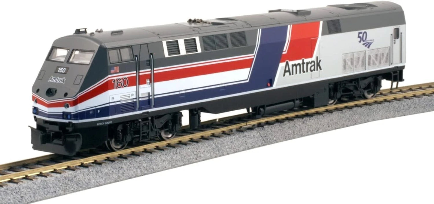Kato HO 376116 P42, Amtrak Dash8 Phase III #160 w/ 50th Anniversary Logo