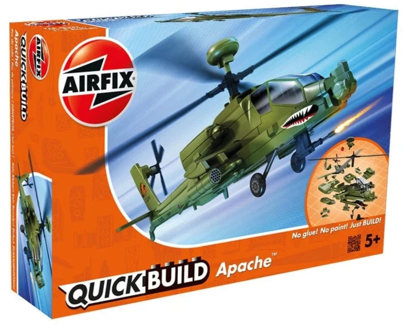 Airfix Quickbuild Boeing Apache Airplane Model Kit