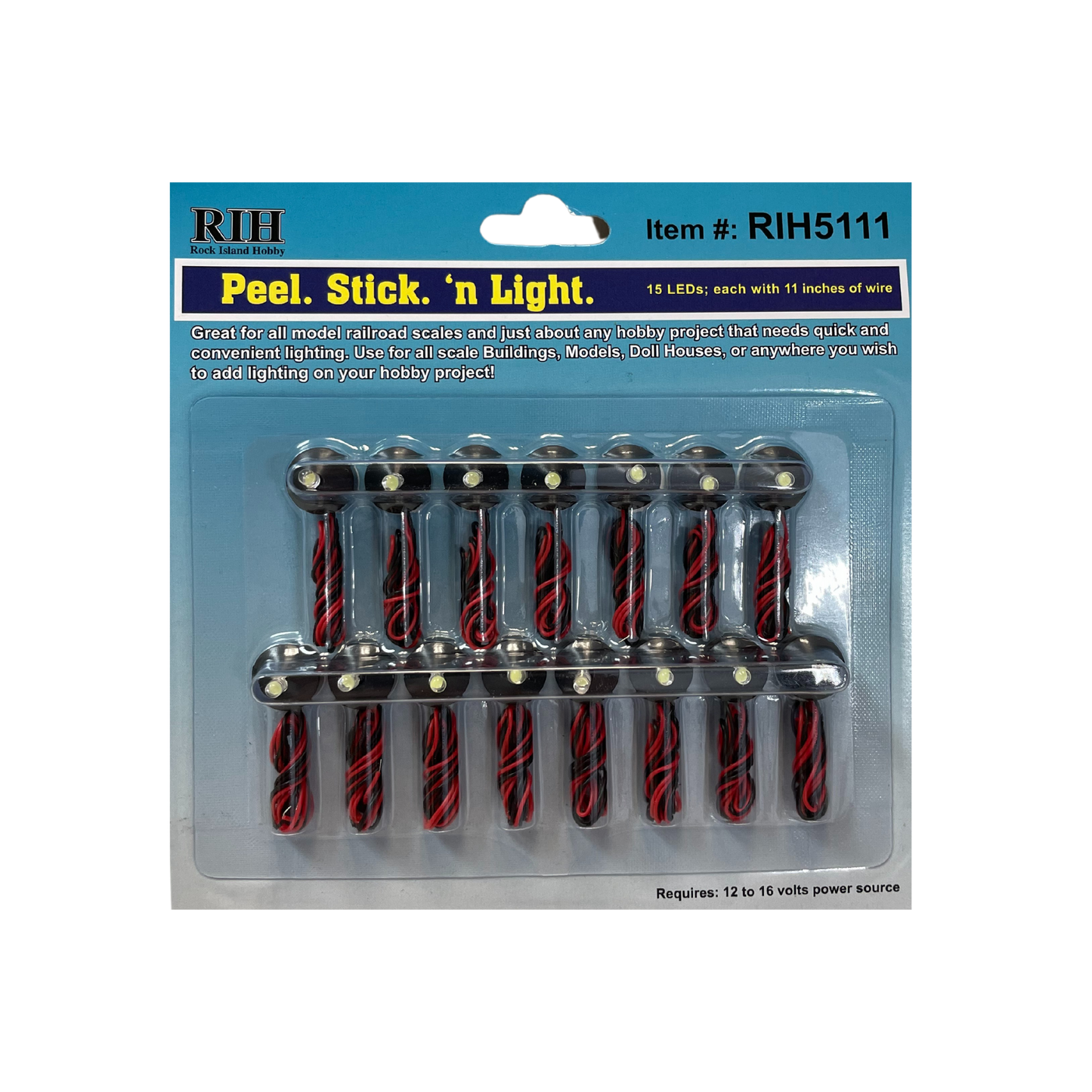 Peel Stick 'n Light 15 pcs LED