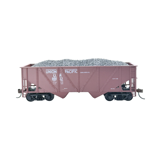 HO Hopper Car with Coal - Union Pacific Railroad
