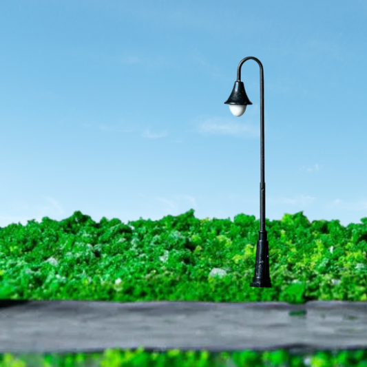 HO Scale Street Lights Goose Neck (2pcs)