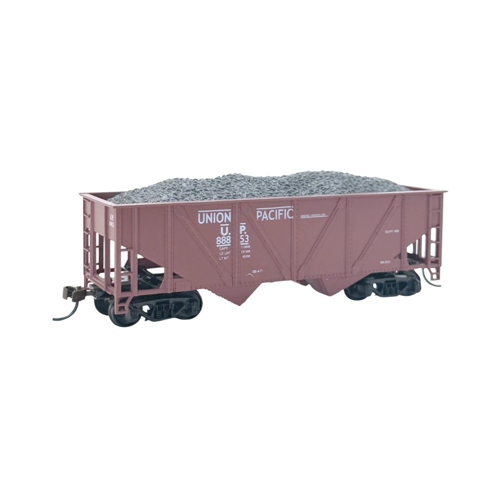HO Hopper Car with Coal - Union Pacific Railroad