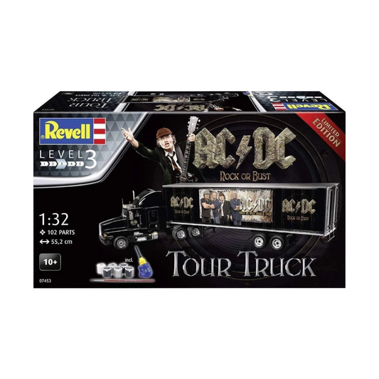 Revell 07453 1/32 Truck & Trailer "AC/DC" Limited Edition Plastic Model Kit