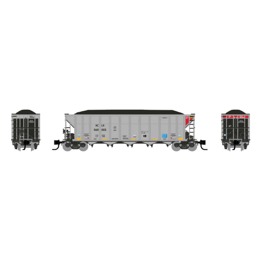 Rapido N 538038 AutoFlood III RD Coal Hoppers, XCLX #1 (6)
