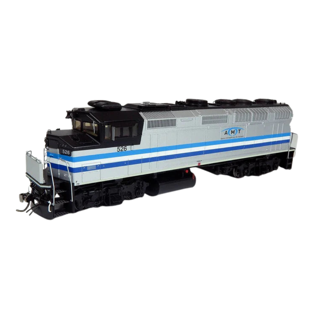 Rapido 19523 HO Scale F59PH - AMT (3stripe) #530 (DCC/Sound)