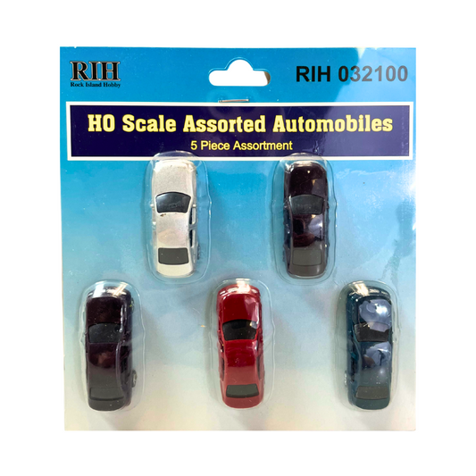 HO Scale Assorted Cars (5pcs)