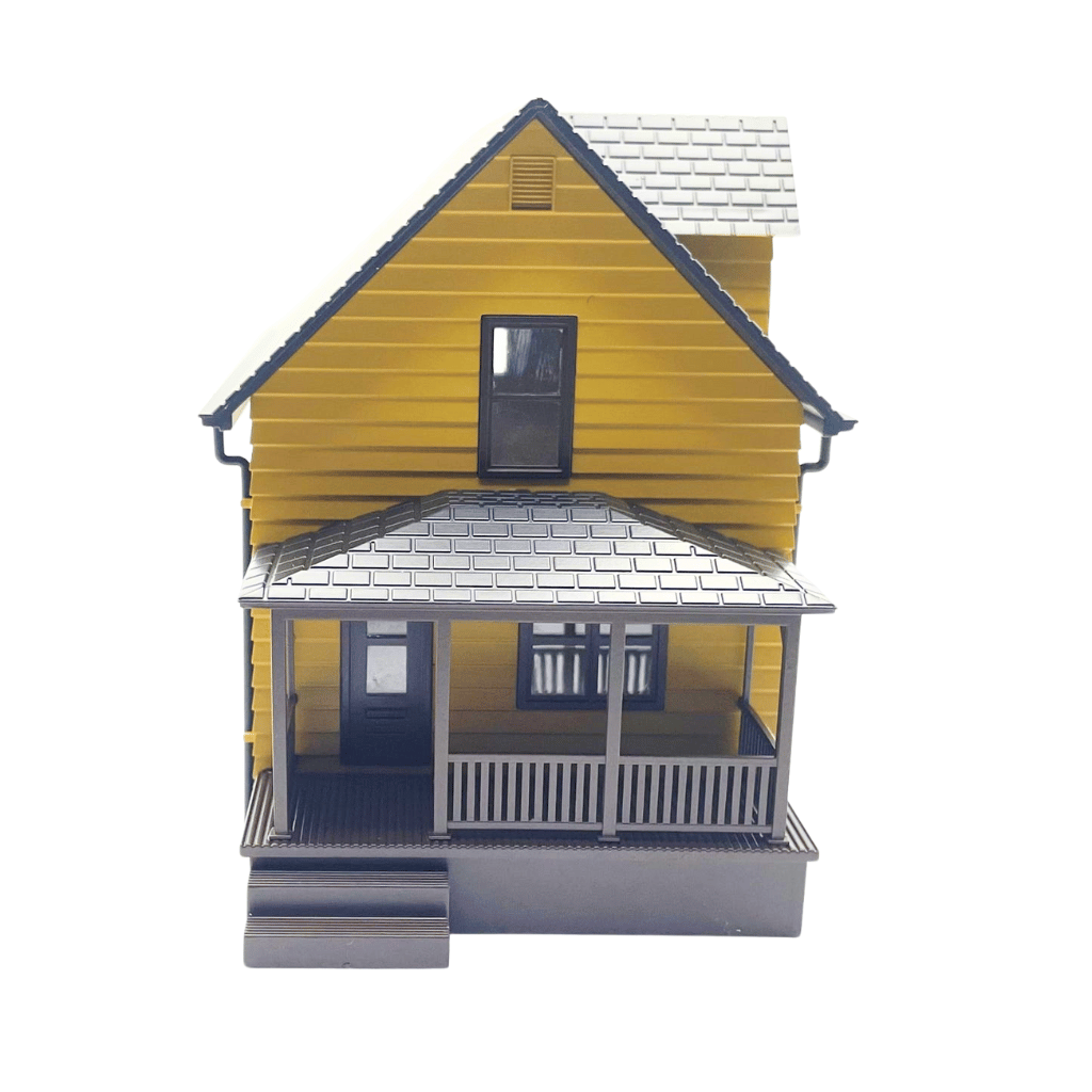 N Scale Yellow Farmhouse (Pre-Assembled)