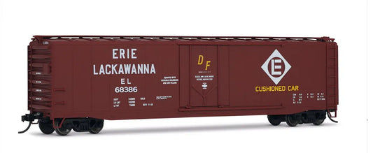 Rivarossi HR6664D HO Erie Lackawanna, plug door boxcar, with roof walkway, #68386