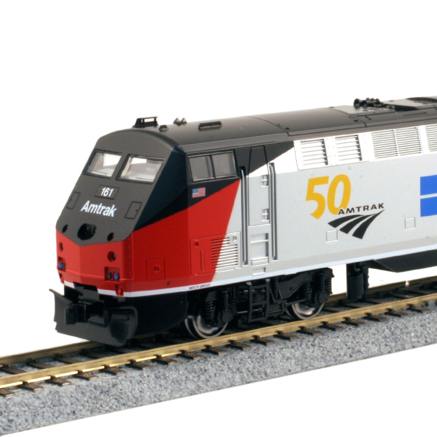 Kato HO GE P42 Amtrak Phase I #161 w/ 50th Anniversary