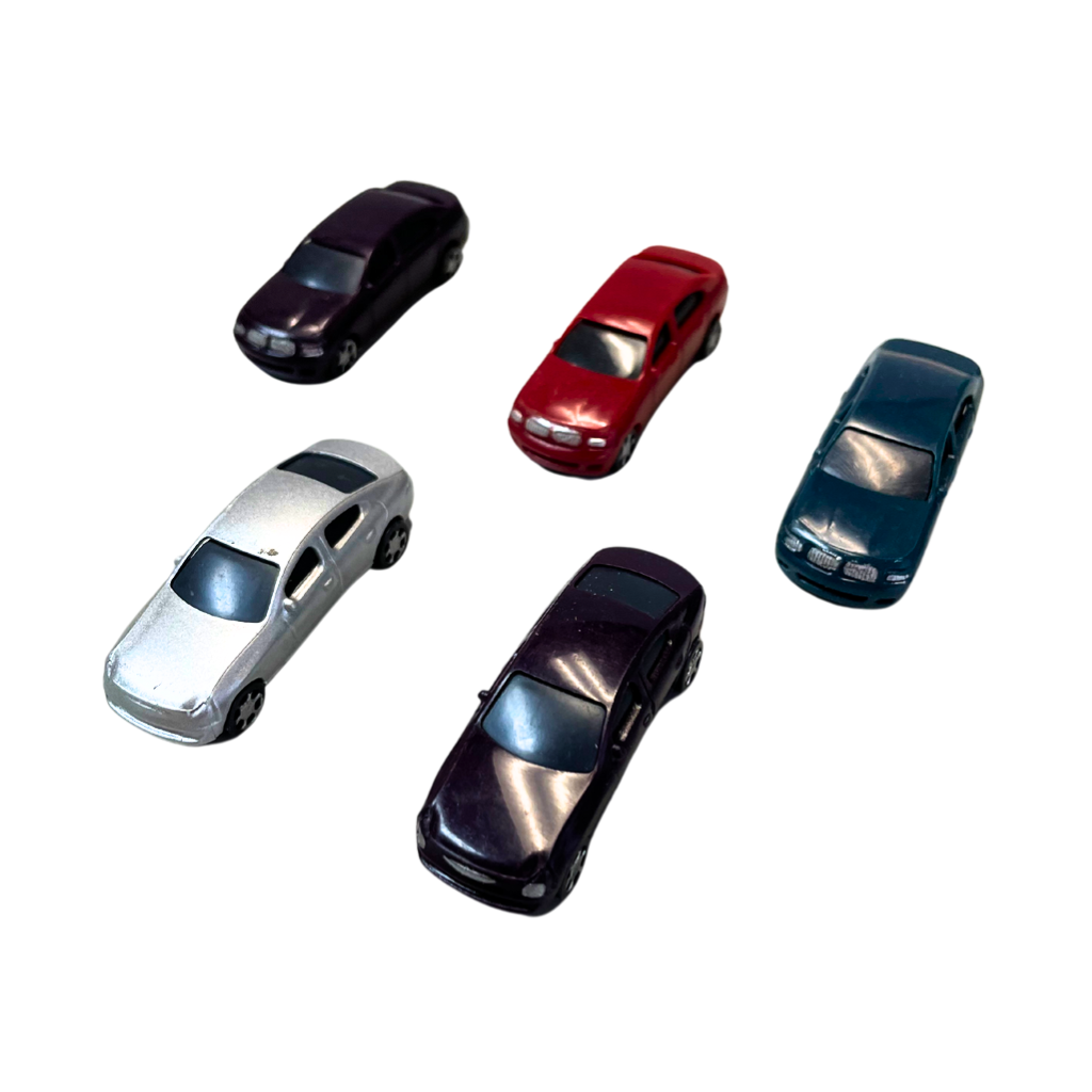 HO Scale Assorted Cars (5pcs)