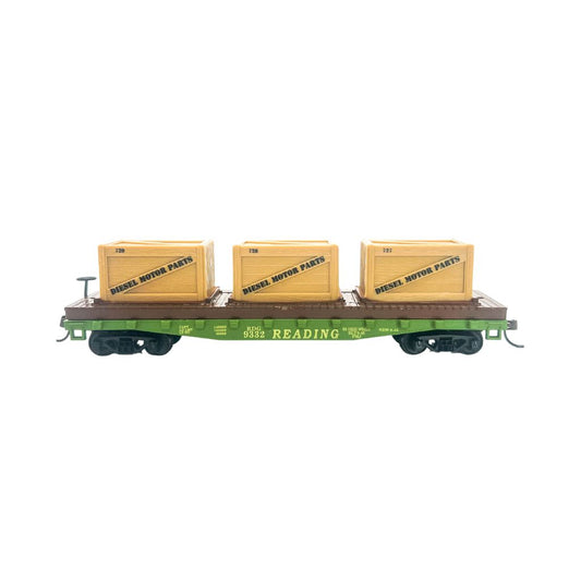 Reading Flat Car with Crates