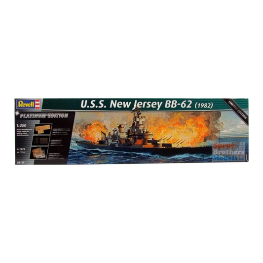 Revell of Germany 1/350 USS New Jersey BB-62 1982