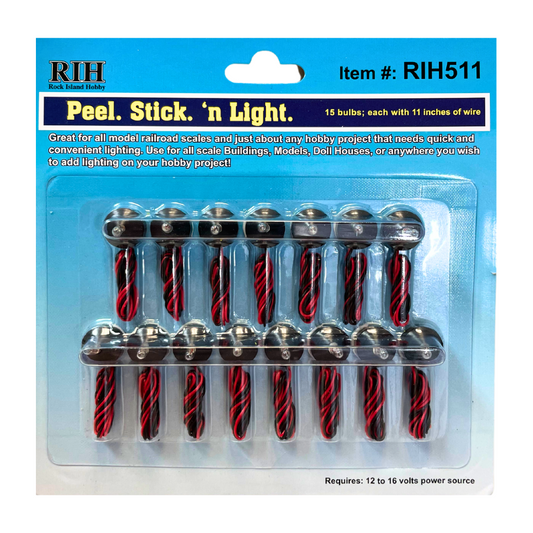 Peel Stick 'n Light - 15pcs Bulb