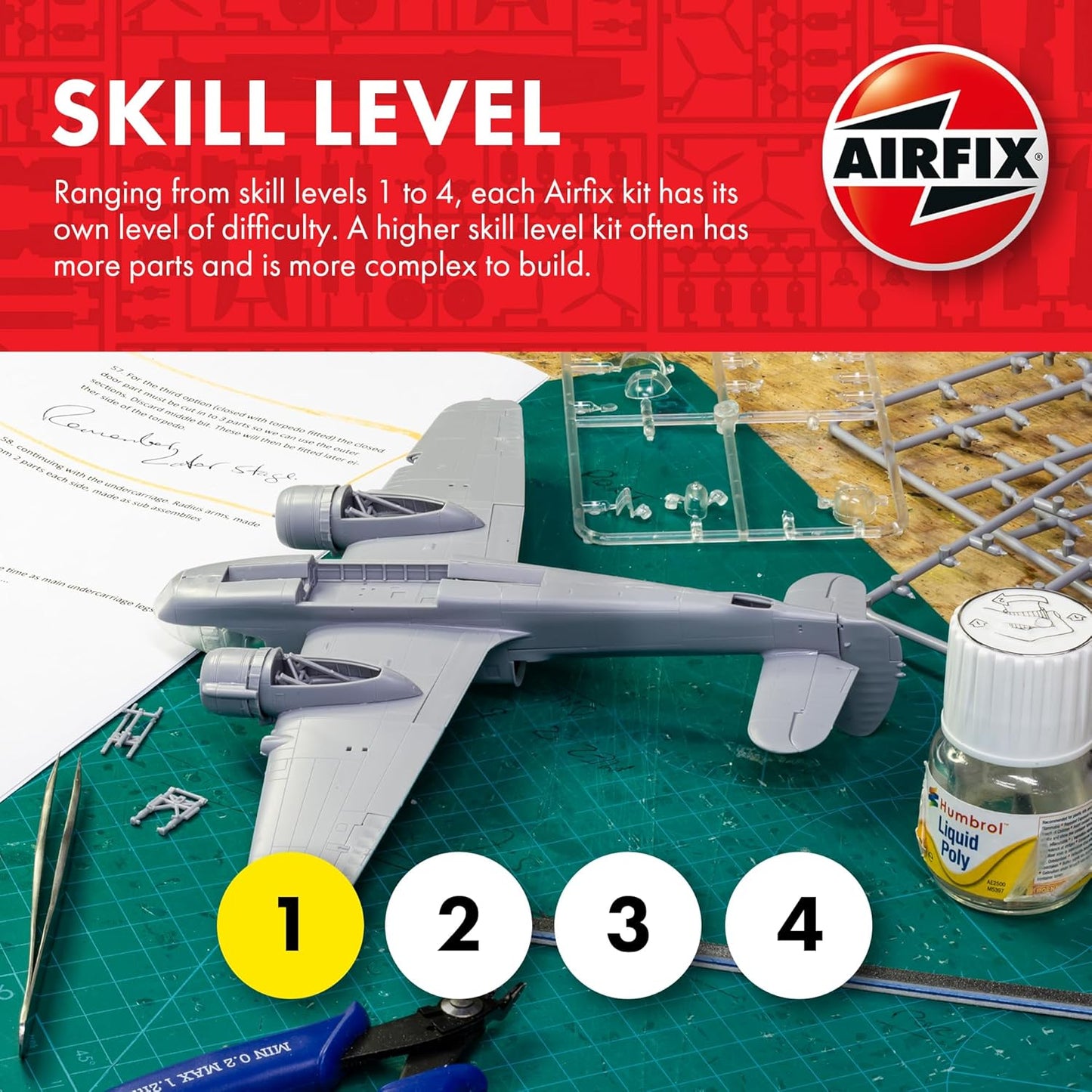 Airfix Starter Set 1/72 D-Day Fighters 5 Complete Kits A50192