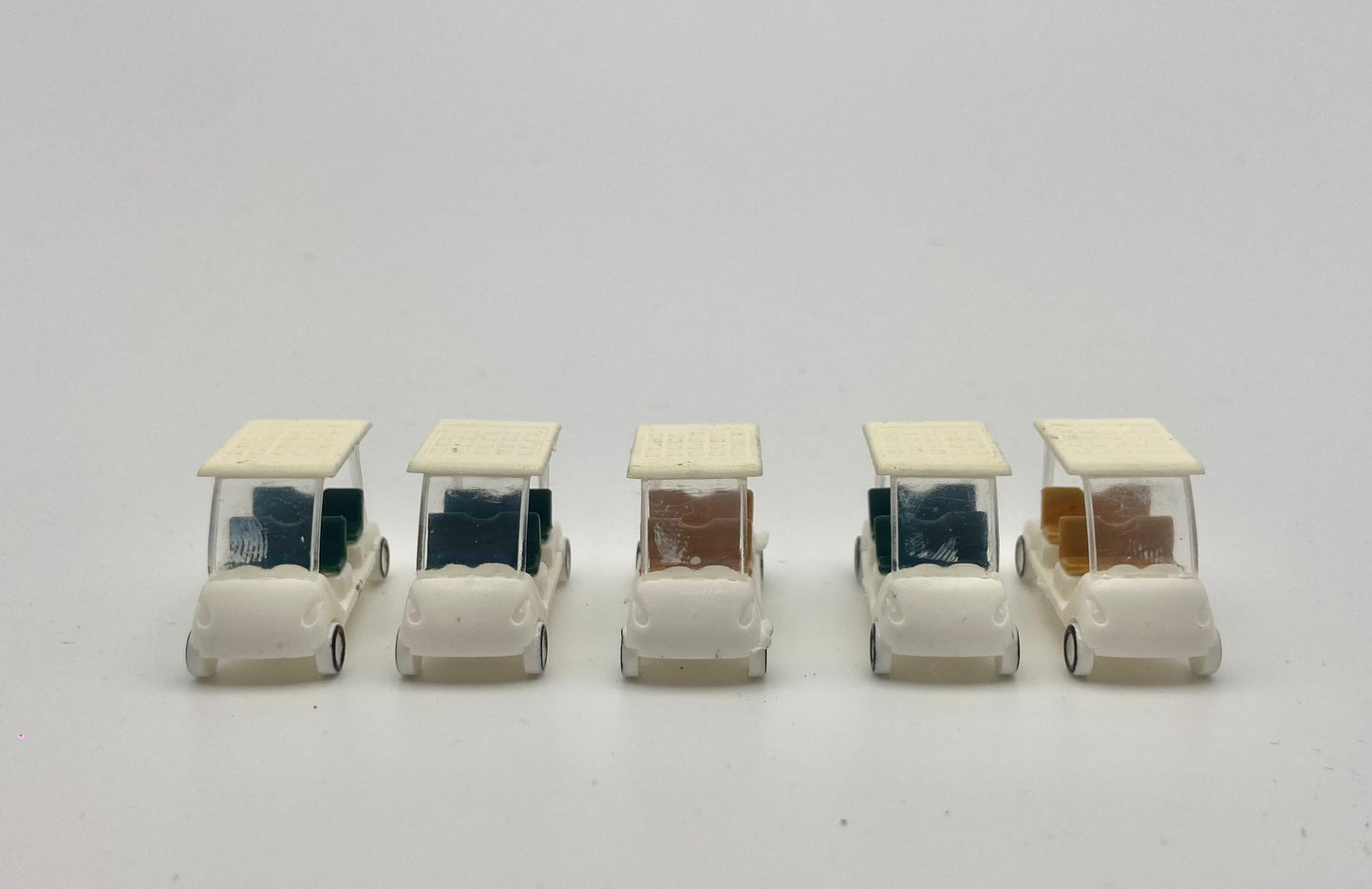 N Scale Golf Carts 5 Pcs.