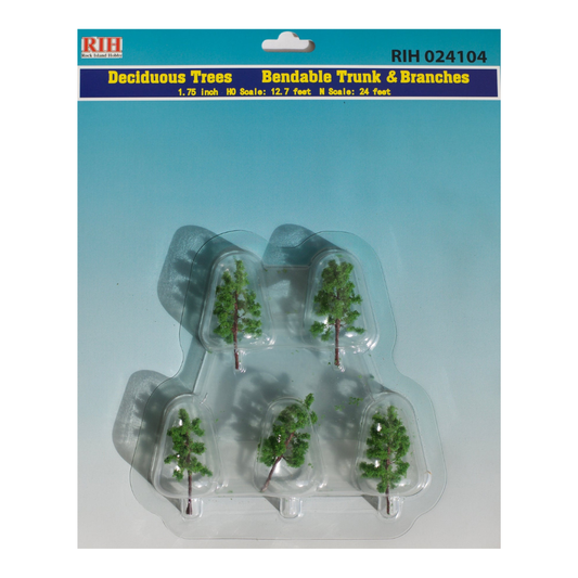 Deciduous Trees 1.75" 5 Pc.