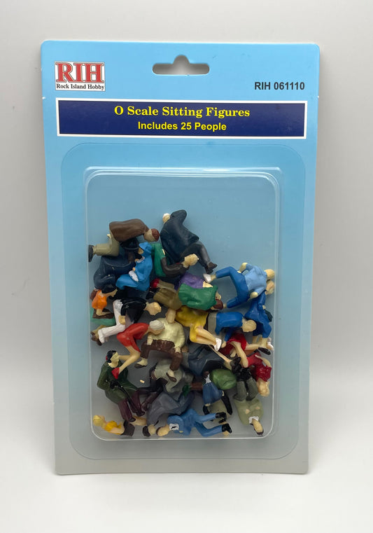 O Scale Sitting Figures