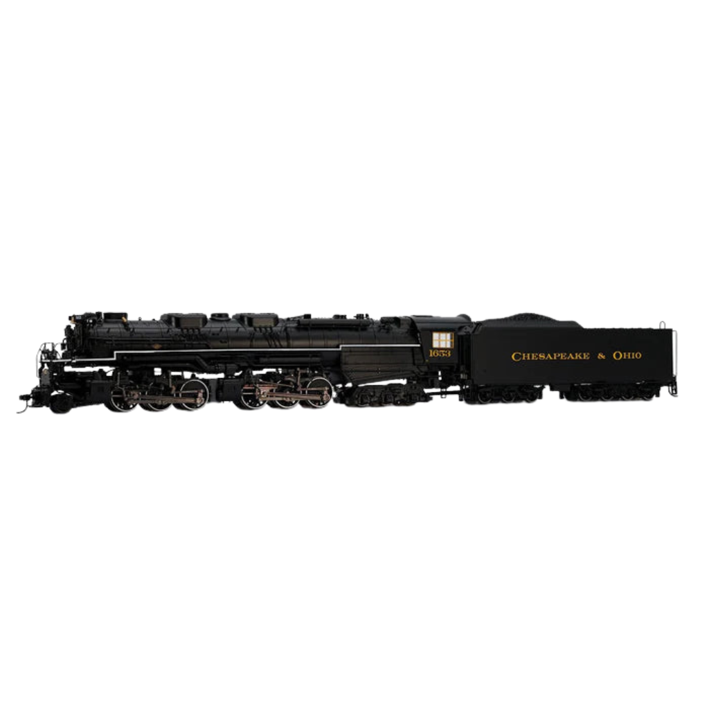 Rivarossi HO HR2952S Allegheny 2-6-6-6 Articulated Steam Locomotive, Chesapeake & Ohio #1653 (DCC & Sound Equipped)
