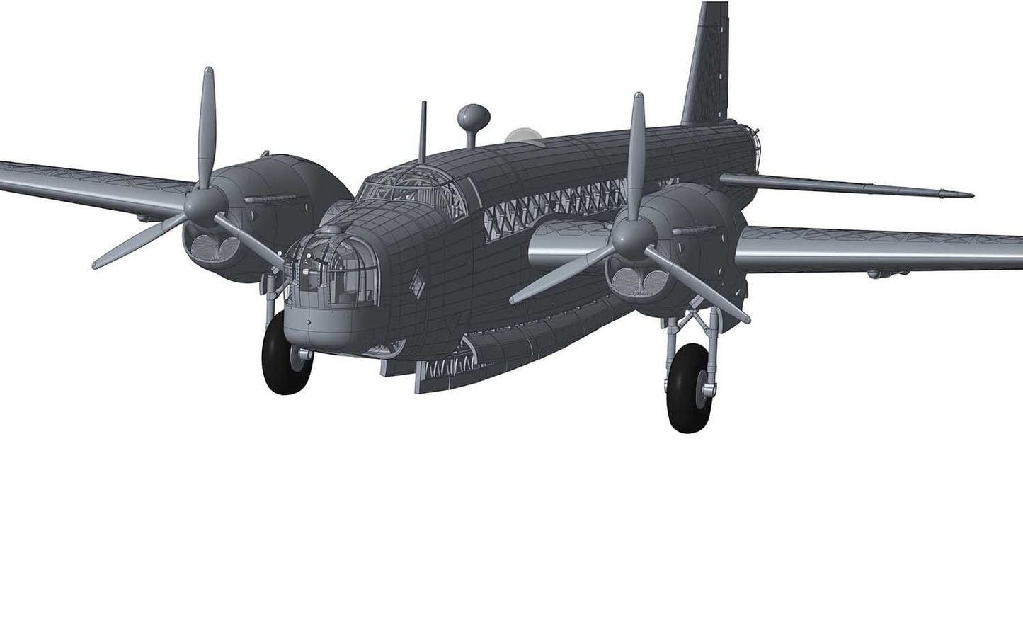 Airfix Vickers Wellington MK II 1:72 WWI Military Aviation Plastic Model Kit