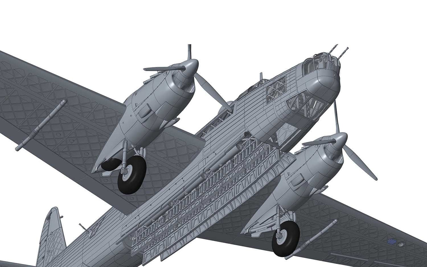 Airfix Vickers Wellington MK II 1:72 WWI Military Aviation Plastic Model Kit