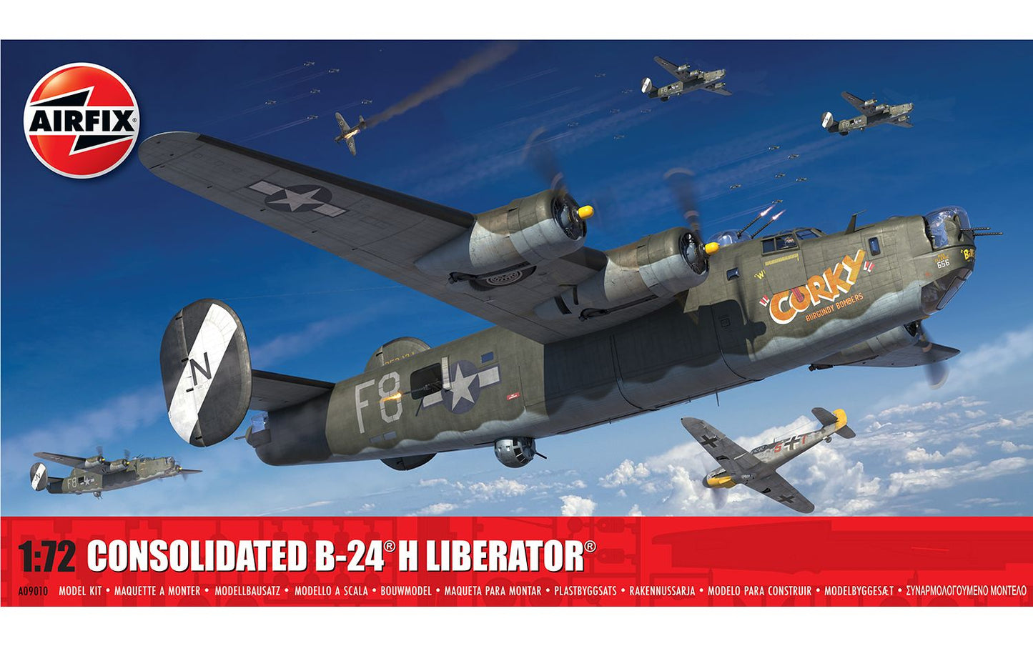 Airfix Consolidated B-24H Liberator 1:72 Scale Plastic Model Kit A09010