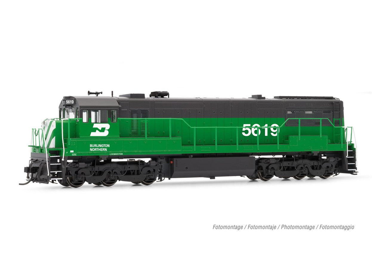Rivarossi HR2888 HO Burlington Northern GE U25c Phase IIIb 5619 (Analog DC)