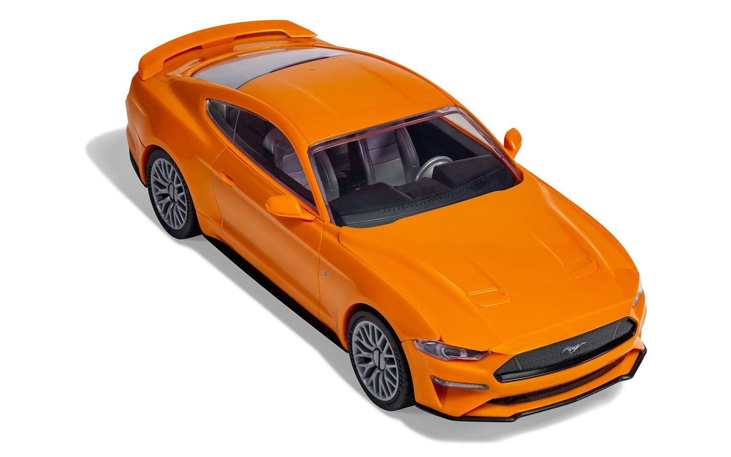 Airfix Model Car Kit QuickBuild Ford Mustang GT (Orange) Push Fit J6036