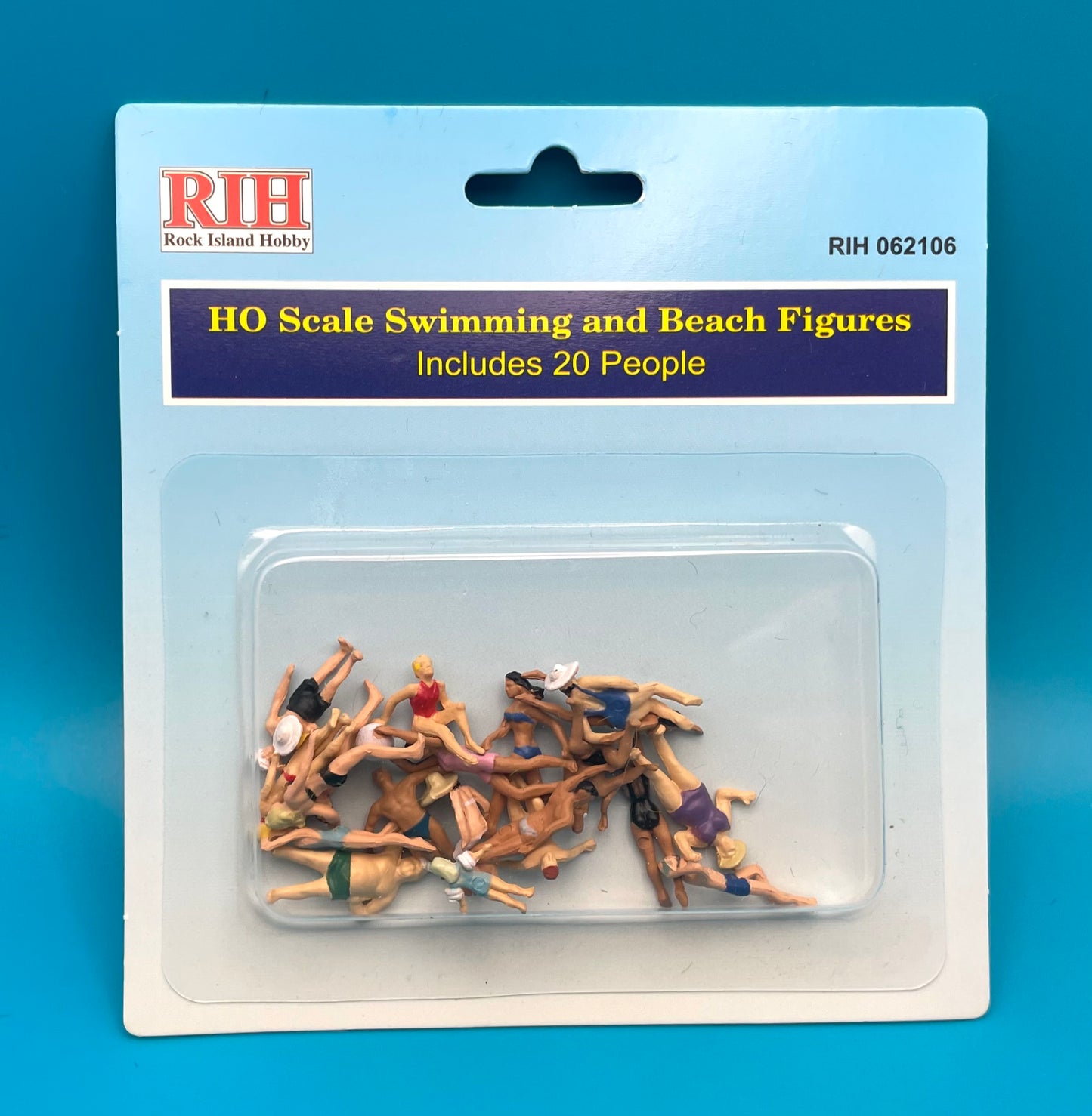 HO Scale Swimming and Beach Figures