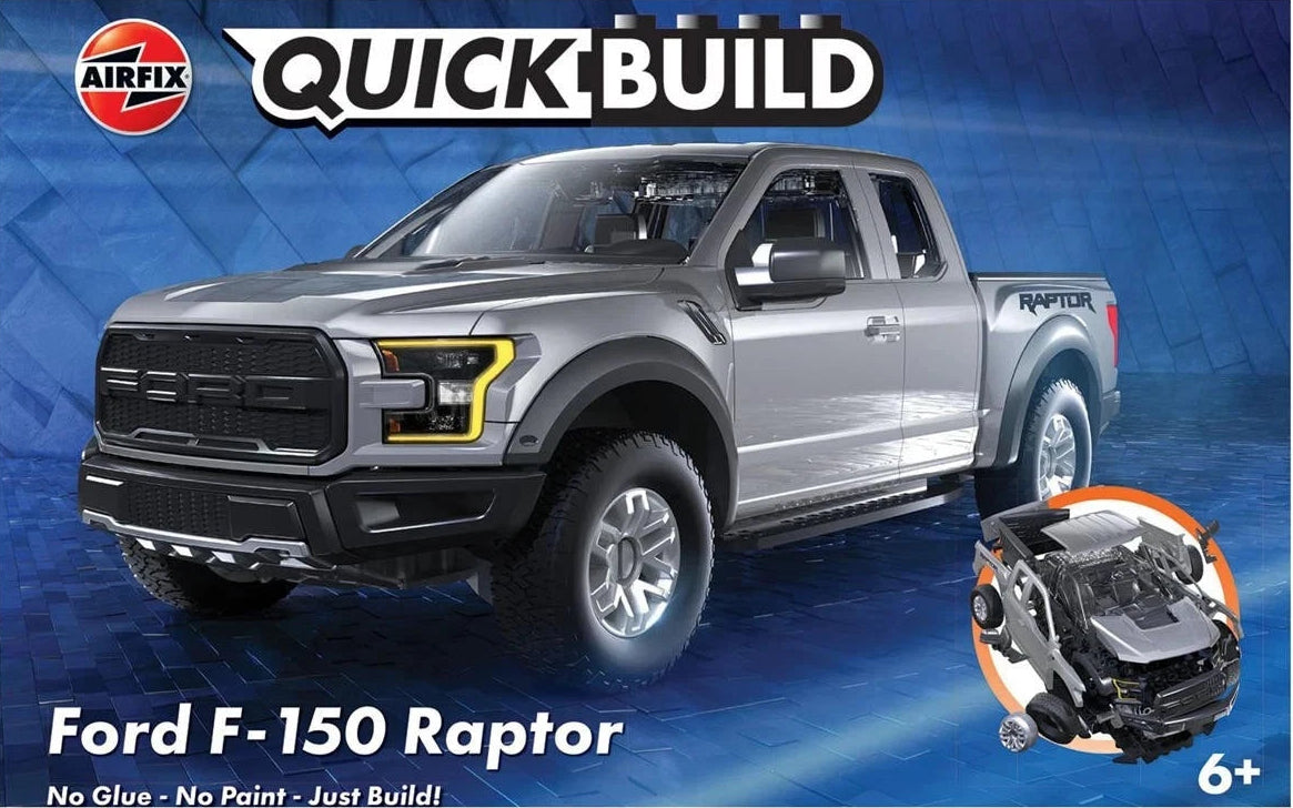 AIRFIX QUICKBUILD Ford F-150 Raptor - Grey [ARXJ6053]