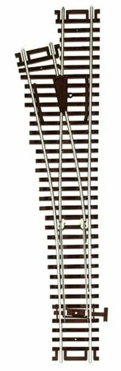 Atlas #561 Left Hand #4 Custom-Line Turnout - Code 83 Rails - HO Scale