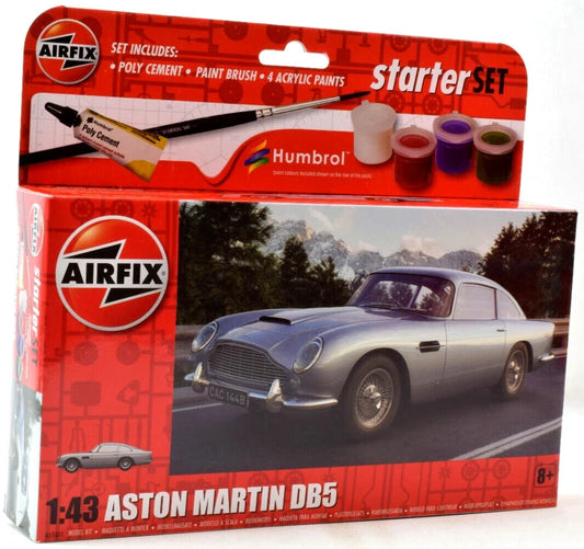 Aston Martin DB5 Small Starter Set w/paint & glue 1/43 Airfix