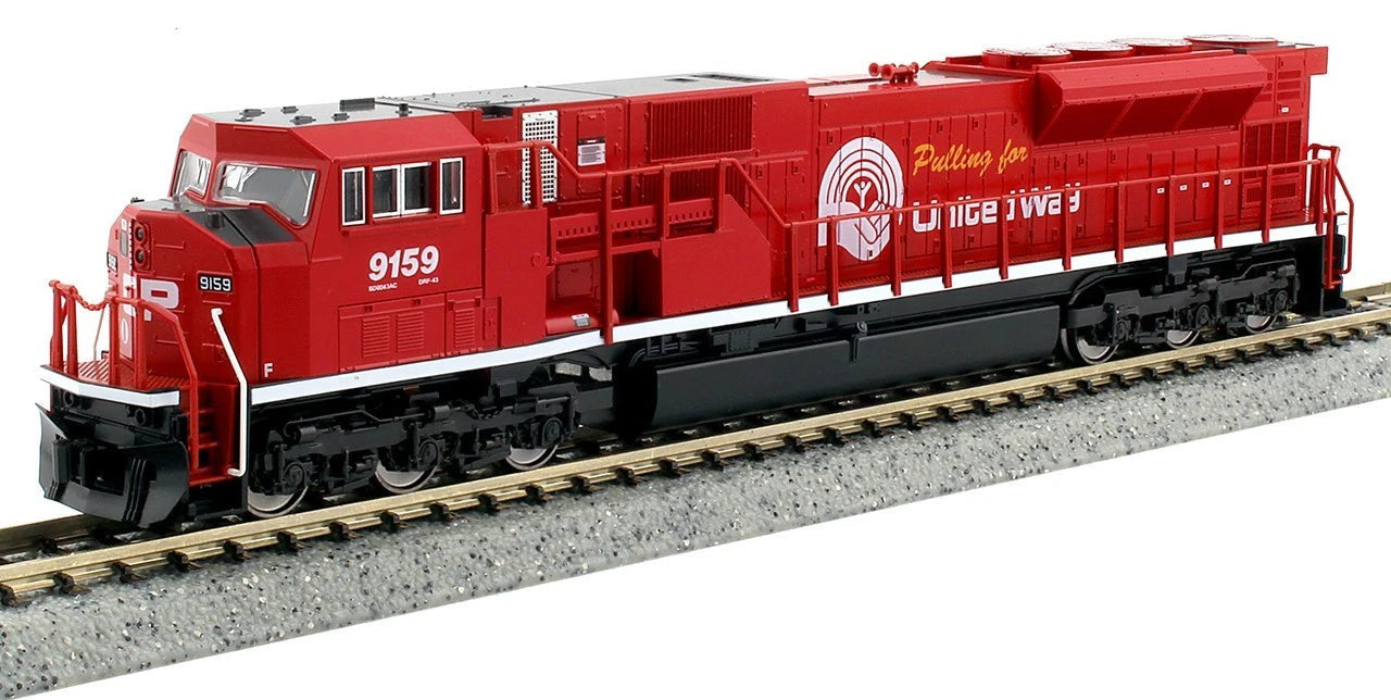 Kato USA, Inc. N SD90/43MAC CP #9159 Pulling for United Way