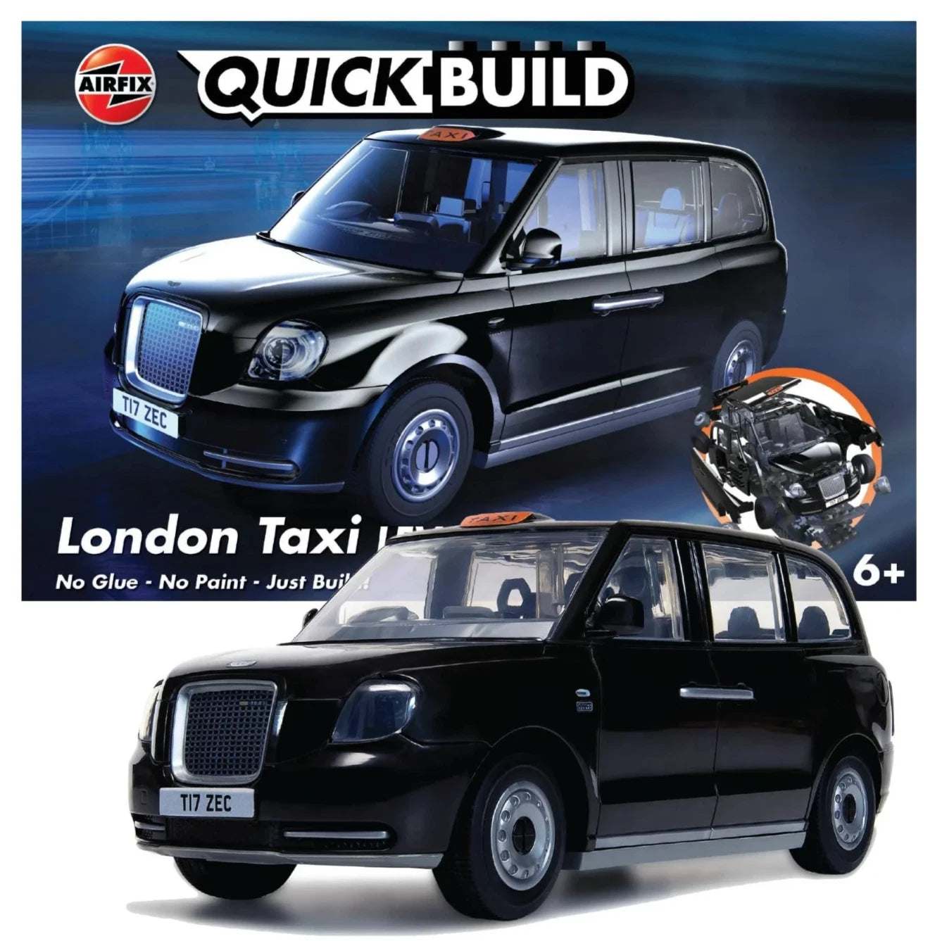 Airfix J6051 Quick Build London Taxi LEVC TX (Snap)
