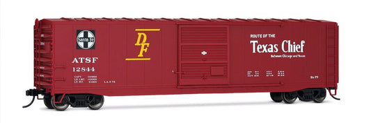 HR6662C ATSF, sliding door boxcar "Texas Chief" without roof walkway, #12844