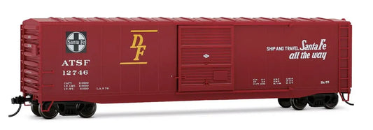 ATSF, sliding door boxcar "San Francisco Chief" without roof walkway, #12746