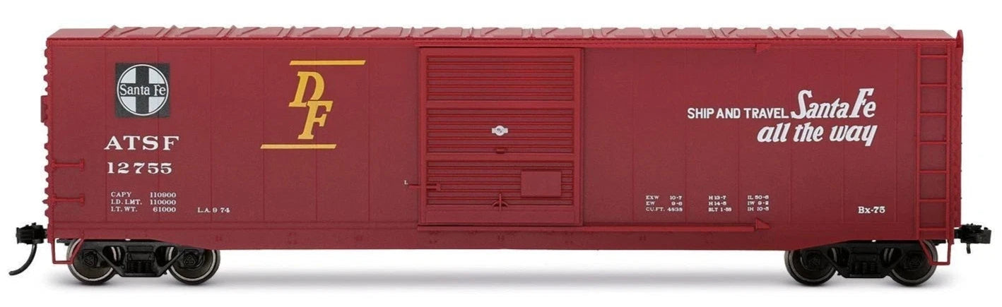 Hornby HR6661D HO ATSF "San Francisco Chief" 50' Single-Door Boxcar #12755