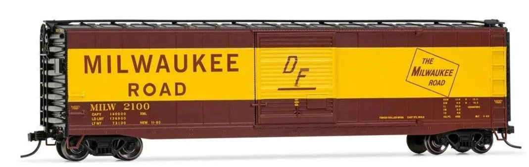 Rivarossi Milwaukee Road Railroad Box Car Running #1 HO Scale Train Car HR6584A