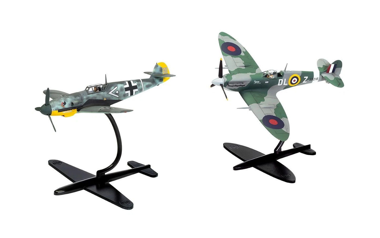 Airfix 1/72 WWII Spitfire Mk.Vc vs Bf 109F-4 Dogfight Double Kit Gift Set A50194