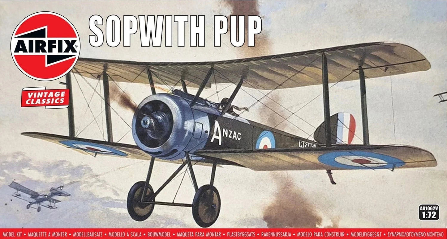 Airfix A01062V Sopwith Pup 1/72 Scale Plastic Model Kit
